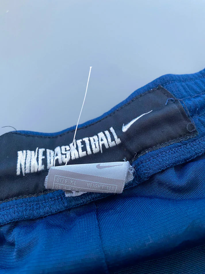 Nike Mavi Yan Şeritli Oversize Eşofman Altı