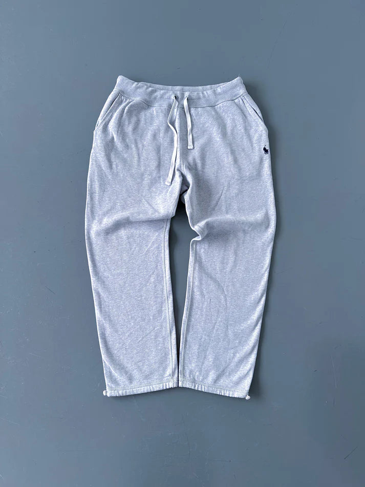 POLO Gri Oversize Rahat Fit Eşofman Altı